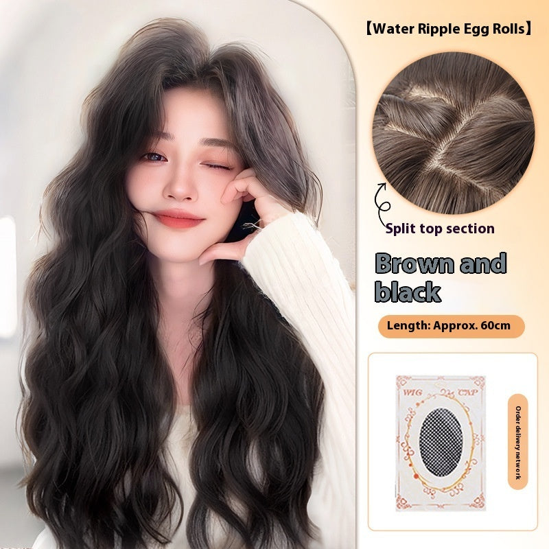 Wig Female Full-head Wig Artificial Hair Natural Long Curly Hair