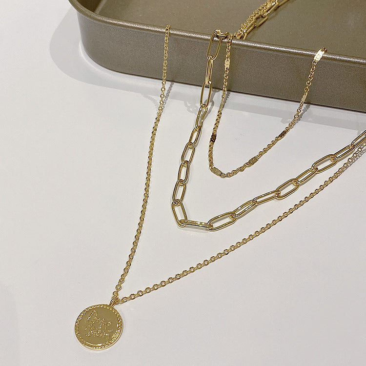 Multi-Layered Sweater Chain For Women Long Necklace Style