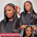 Glueless Wig Human Hair Straight Wig