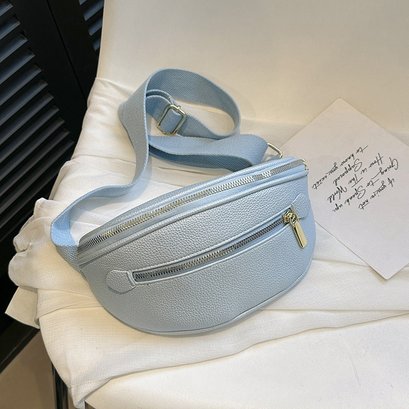 Retro Solid-Color Minimalist Womens Shoulder Bag